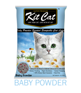 Kit Cat Baby Powder Scented Scoopable Cat Litter