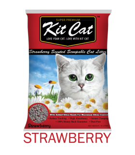 Kit Cat Strawberry Scented Scoopable Cat Litter