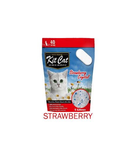 Kit Cat Strawberry Crystal Cat Litter