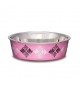 Loving Pets Bella Bowls Classic Argyle - Pink