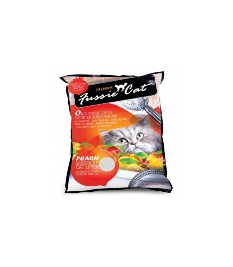 Fussie Cat Litter Peach 10L
