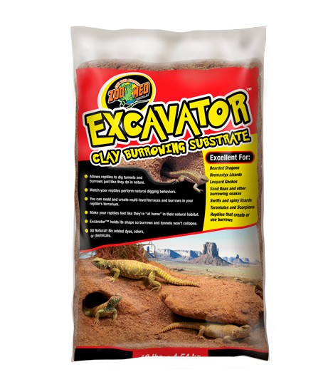 Zoo Med Excavator Clay Burrowing Substrate 20lb