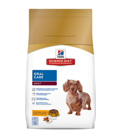 hill's oral care dog food