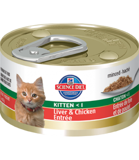 Science Diet Kitten Healthy Development Liver & Chicken Entree 5.5oz X 24cans