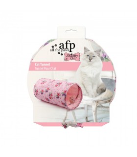 AFP Shabby Chic Cat Summer Time Tunnel Pink