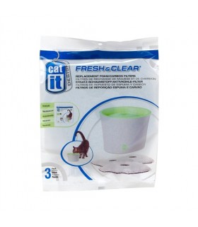Hagen Catit Fresh & Clear Replacement Foam/Carbon Filter