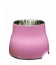Hagen Dogit Elevated Dog Dish with Stainless Steel Insert Pink
