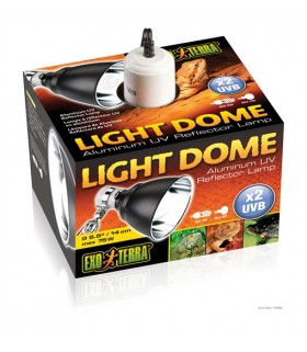 Exo Terra Light Dome / Aluminum UV Reflector Lamp 14cm 5.5"