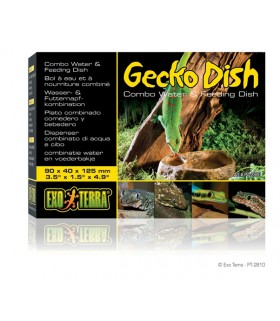 Exo Terra Gecko Dish / Combo Water & Feeding Dish 