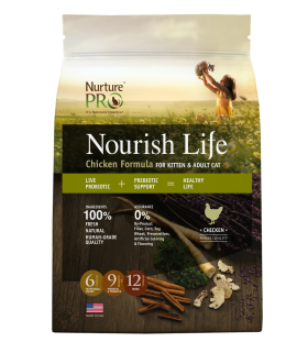 Nurture Pro Nourish Life Chicken Formula for Kitten & Adult Cat