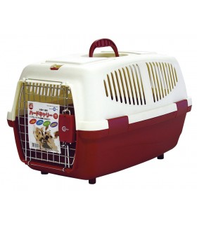 Marukan Pet Carrier Red Cream 