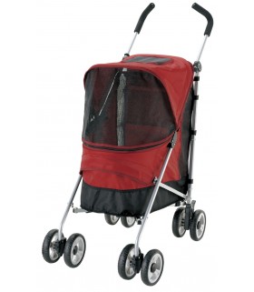Richell Pet Trolley Red