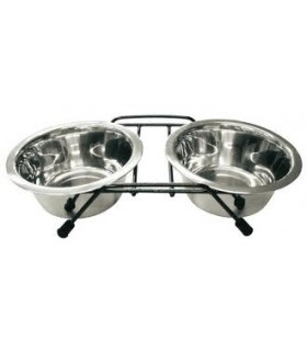 Marukan Stainless Steel Double Feeder S