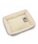 Marukan Tight Sleeping Bed for Dog & Cat Beige M