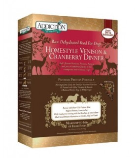 Addiction Dog Homestyle Venison & Cranberry Dinner