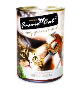 Fussie Cat Fresh Sardine 400g X 24cans