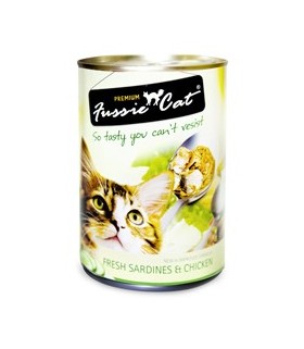 Fussie Cat Fresh Sardine & Chicken 400g X 24cans