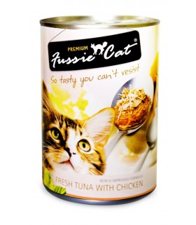 Fussie Cat Fresh Tuna with Chicken 400g X 24 cans