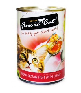 Fussie Cat Fresh Ocean Fish with Shrimp 400g X 24 cans