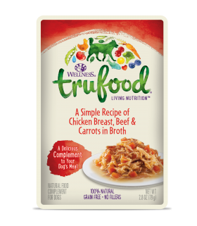 Wellness Trufood Chicken Breast, Beef & Carrots Meal Toppers 2.8oz