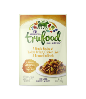 Wellness Trufood Chicken Breast, Chicken Liver & Broccoli Meal Toppers 2.8oz