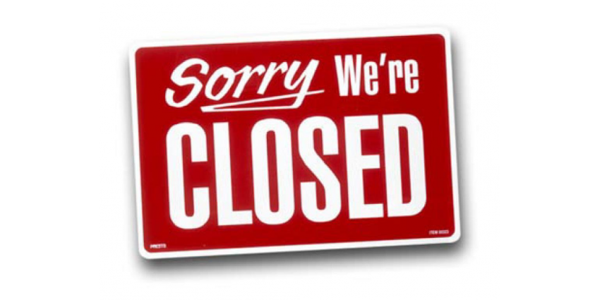 We're Closed from 8th January - 16th January 2020